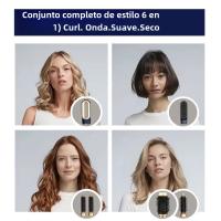 Nuevo Estilo Multi 6 en 1 Cepillo de Aire Caliente Alisador de Cabello Rizador - details 5