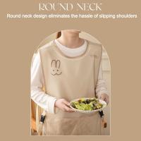 Delantal impermeable resistente a las manchas, delantal sin mangas estilo chaleco para manos limpiable, delantales de cocina antisuciedad transpirables - details 6