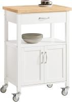 Carrito de Cocina móvil Carrito de Servir Estantería de Cocina Blanco 60 x 45 x 92 cm ES - details 0