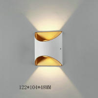 Lámpara de pared de aluminio Hyundai, luz LED impermeable para exteriores, adecuada para hotel, dormitorio, sala de estar, pasillo, jardín, muebles para el hogar - details 1