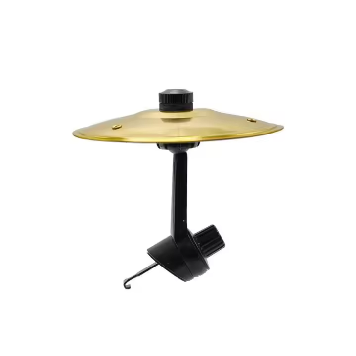 Piezas creativas de reparación de platillos para coche, Mini platillo tipo Clip para tambor, instrumentos musicales, ventilación de aire esencial para tambor de coche - 1