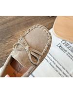 Mocasines planos de tela con lazo Simple para niños, zapatos de princesa de estilo minimalista, antideslizantes y resistentes al desgaste, novedad de 2024 - details 12