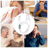 Máquina de terapia láser para rinitis Sinusitis, dispositivo de masaje Bionase para el cuidado de la nariz, diodo Nasal, 650Nm - details 8