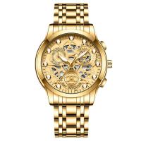 Reloj resistente al agua con movimiento de cuarzo, Color dorado puro, modelo VA VOOM, 2451JJ - details 0