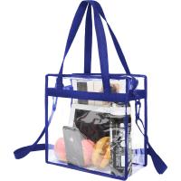 BAGAIL Bolsas Transparentes Aprobadas por el Estadio Bolso de Mano Transparente con Cierre de Cremallera Bandolera Bandolera con Correa Ajustable - details 49