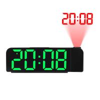 Reloj despertador de proyección Digital alimentado por USB, modo nocturno, reloj de mesa con memoria de apagado, reloj LED de 12H/24H con Cable USB - details 1