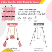 Columpio para Niños 4 Bolsas de Arena, Extremamente Resistente, Montaje Fácil, Guardado Sencillo - details 15