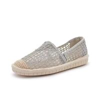 Se lanzó la nueva marca de moda de zapatos de lona de alta calidad de verano con encaje de fondo plano para mujer - details 0