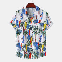 Camisa de manga corta para hombre, Camisa ajustada con estampado de flores fragmentadas, serie CS, primavera y verano, 2024 - details 71
