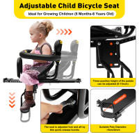 Asiento de Bebé para Bicicleta Montaje Delantero Material de Acero, PVC, Esponja, PC - details 10