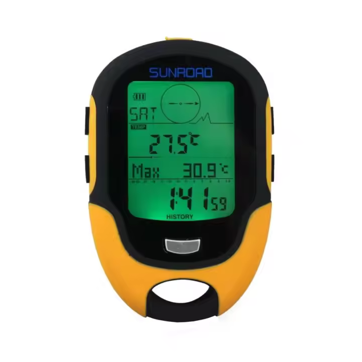 Navegador GPS Portátil Altímetro Digital Báscula Localizador de Camping al Aire Libre Pesca Montaña - 1