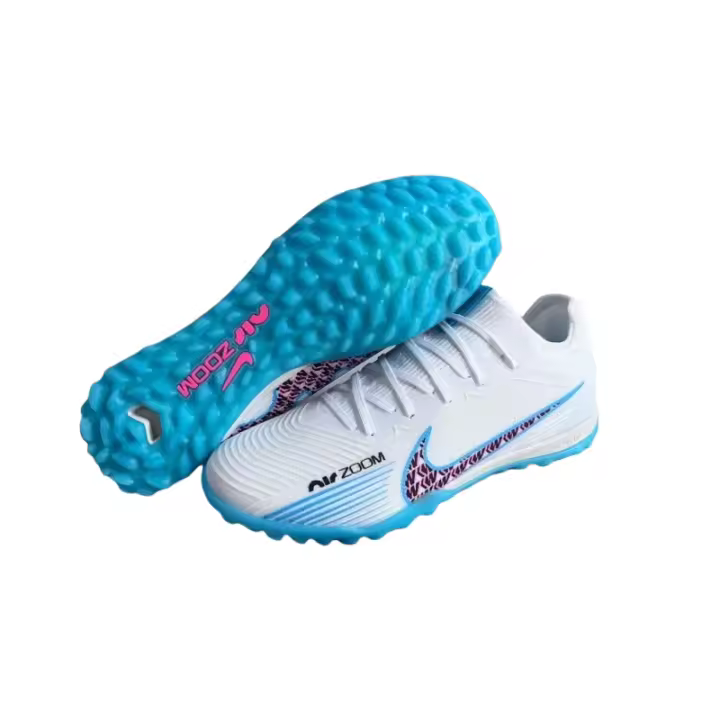 （Tiro real）Mercurial 15 Series TF Cleats Zapatos de fútbol Zapatos bajos de punto impermeables para estudiantes - 1