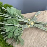 Bola Artificial de crisantemo de 6 cabezas, ramo de bolas de pelo artificiales de tacto Real de plástico, flores falsas realistas, decoración del banquete de boda - details 5