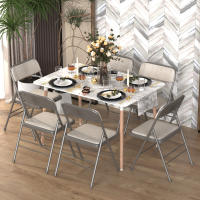 Rcynview Set de Silla Plegable  Tela Acolchada Visitor para Hogar, Exteriores, Salas de Conferencia - details 1