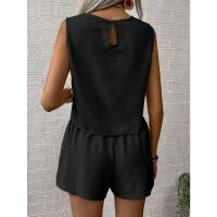 Conjunto de Verano 2025 para Mujer Top Sin Mangas y Shorts Cortos Estilo Casual y Deportivo - details 25