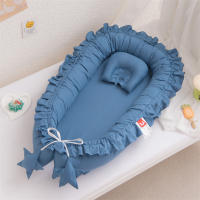 Cuna Nido Bebé Recién Nacido 100% Algodón Fácil de Lavar y Transpirable - Cuna Portátil Para Bebé 85x50cm Alfombra de Juego Plegable para Bebés - details 10