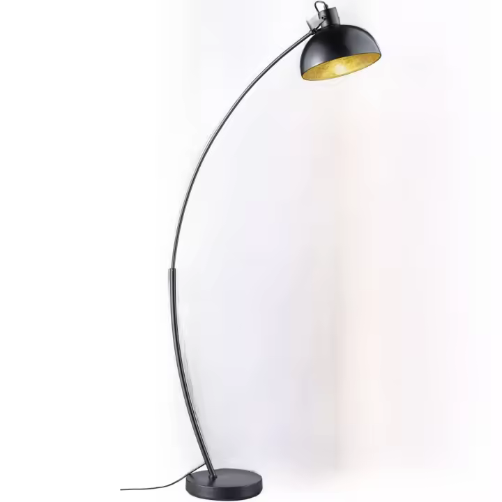 Lámpara de Pie E27 Negro Mate Iluminación y Decoración Lamparas de Piso - 1