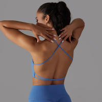 Nessaj-Sujetador deportivo cruzado Sexy para mujer, Top de gimnasio, entrenamiento, correr, Yoga, ropa interior deportiva, Fitness, camisetas sin mangas - details 11