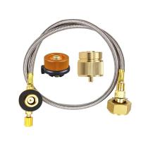 Junta de inflado de cilindro de gas para acampar al aire libre, accesorios para juntas de estufa de tanque de combustible, Europa - details 1