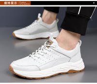 Zapatos de cuero de piel de vaca de primera capa, deportivos, casuales para hombres, moda - details 15