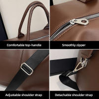 Bolsa con cierre deportivo de PU para gimnasio, Fitness, Yoga, bolsas de lona, ​​bolso de viaje corto húmedo seco, para acampar al aire libre, senderismo, mochila escolar de mano para fin de semana - details 10