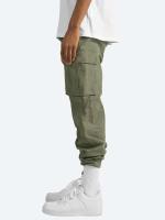 Cargo 2025 Verano Nuevos pantalones casuales de hombre con múltiples bolsillos y cordón transpirable ligero - details 2