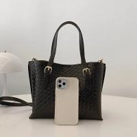 Bolso de Hormigón Estilo Vintage Inspirado Gran Capacidad, Correa Ajustable, Cierre de Cremallera, Forro de Poliéster, Perfecto para El Commute y Uso Diario - details 4