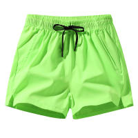Nuevos pantalones cortos de seda de hielo para hombre, pantalones cortos informales de secado rápido transpirables sencillos de verano para exteriores, pantalones cortos deportivos finos ligeros y sólidos para hombre - details 4