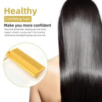 Peine Eléctrico para Alizar el Cabello Plano, Anti-Escaldante, Portátil Certificado CE - details 1