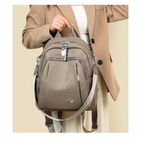 Mochila de cuero suave para mujer, bolso de un solo hombro, bolso escolar, bolso de viaje de gran capacidad, bolso de ocio versátil, moderno y nuevo. - details 13
