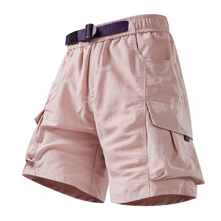 Pantalón corto para hombre - Seda helada, secado rápido, transpirable - Tallas S a 5XL - 1