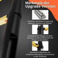 Escalera Telescópica de Aluminio Extensible, Antideslizante, Multiusos Carga de 150kg - details 18