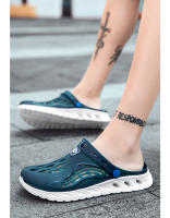 Sandalias de piscina para hombre, zapatos de playa cómodos para exteriores, zuecos de jardín, zapatillas antideslizantes de agua informales, chanclas de verano - details 18