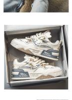 2024 nuevos zapatos deportivos informales de gran tamaño para hombres, zapatos con Panel de cuero elevado de suela gruesa, tallas 39-48 - details 11