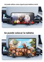 Almohada cervical para coche de 3 ejes |   Ganchos Dobles + Memoria Ortopédica |   Soporte Lumbar Ajustable |   Diseño Lateral para Dormir |   Universal para todos los coches |   Miravia España" - details 13