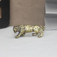 Estatuillas de latón del zodiaco chino 12, año Lunar del Dragón 2024, conejo, Tigre, caballo, Animal, Hada, decoración del hogar, adornos en miniatura - details 8
