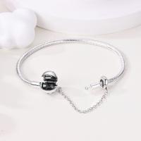 Pulsera de plata de ley 925 con forma de corazón y mariposa para mujer, brazalete de cadena de seguridad, compatible con abalorios originales, joyería - details 11