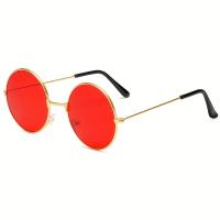 Gafas De Sol De Estilo Retro Para Hombres, Mujeres, Juegos, Fiesas, Regalos, Hippie, Ronda, 90s - details 0