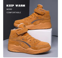 Zapatillas de deporte de cuero de alta calidad para niños, zapatos de baloncesto antideslizantes cómodos, zapatos de tenis deportivos informales para exteriores, zapatillas de deporte para niños, Invierno - details 12