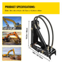 Pulgar para Retroexcavadora SucceBuy, Pulgar para Excavadora de Uso Pesado. Accesorio de Acero Negro para Soldar con Perno, Pulgar Mecánico Ajustable para Retroexcavadora/Excavadora - details 2