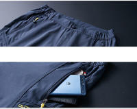 Pantalones de senderismo impermeables para hombre, Calmbing, montaña, Softshell con cinturón - details 5