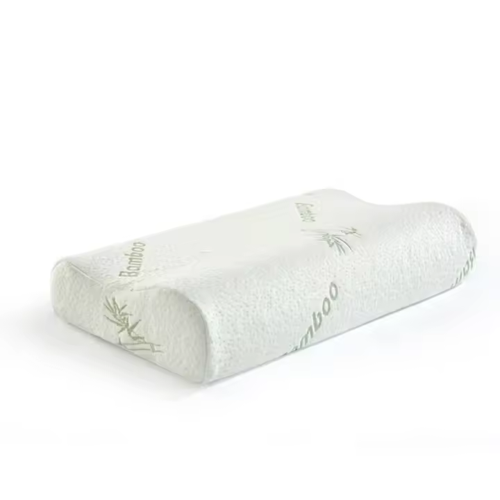 Almohada de memoria de bambú de rebote, almohadas ortopédicas, almohada suave para dormir, soporte para el cuello, almohada de algodón con memoria transpirable para adultos - 1