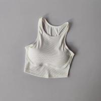 Parte de atrás bonita, Sujetador deportivo profesional a prueba de golpes, Fitness, chaleco para correr para mujer de alto impacto, camiseta sin mangas para Yoga, ropa interior de entrenamiento - details 5