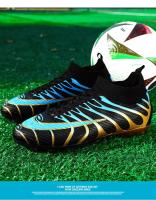 Botas de fútbol cruzadas juveniles cómodas para hombres de alta calidad con suela de tachuelas para uso deportivo - details 9
