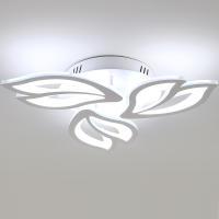 Lámpara de Techo LED Goeco 40W Iluminación Blanca Fría Moderna 3 Cabezas de Pétalos - details 1