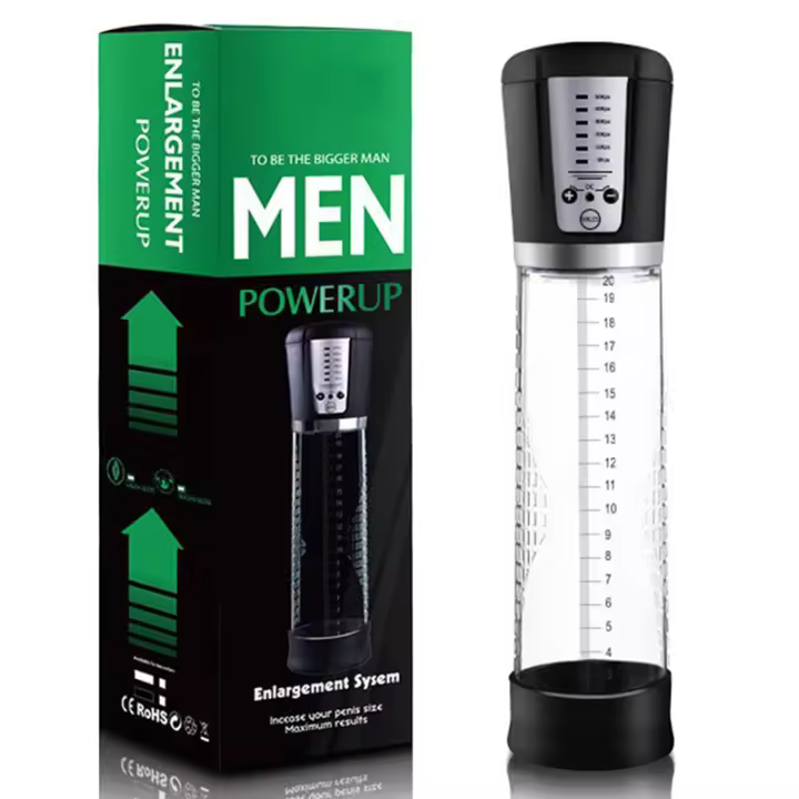 Entrenador de Penis Eléctrico Ampliador de Penis con Vacío de Alta Potencia Automático Recargable - 1