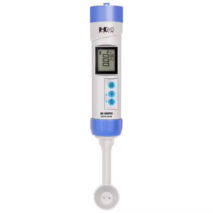Salinidad de cocina para alimentos, salinómetro de maricultura cocida con pantalla Digital de precisión, cuchara probadora de temperatura de sal - 1