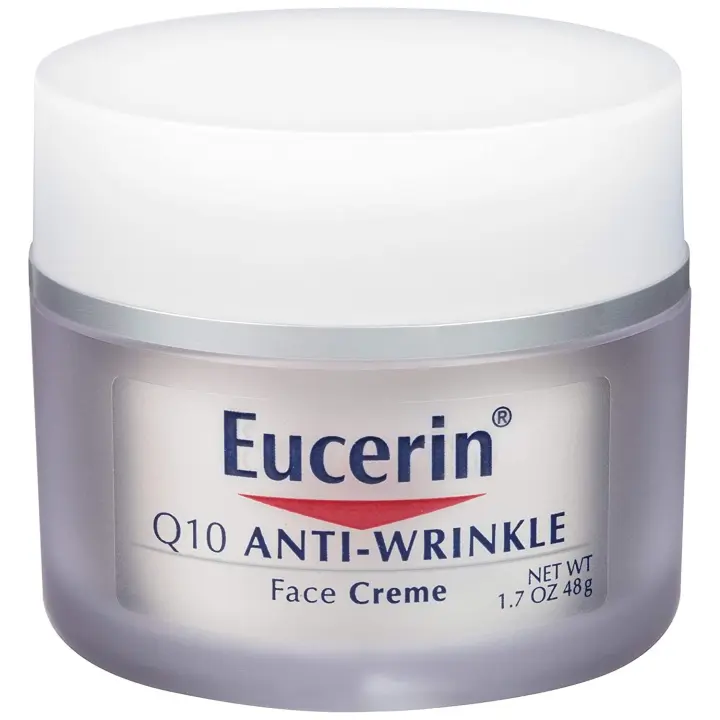 Eucerin Sensitive Skin Experts Q10 Crema facial antiarrugas 1.70 oz (paquete de 2) - 1
