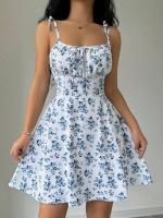 Vestido de Playa de Tirantes de Spaghetti de Verano Moda Femenina 2025 Vestidos Cortos de Mujer - details 2