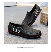 Botas De Lluvia Para Adultos Con Corte Bajo Impermeables Antideslizantes Para Sitiowork Y Cocina Zapatos De Exterior Resistentes Al Agua Y Secos - details 8